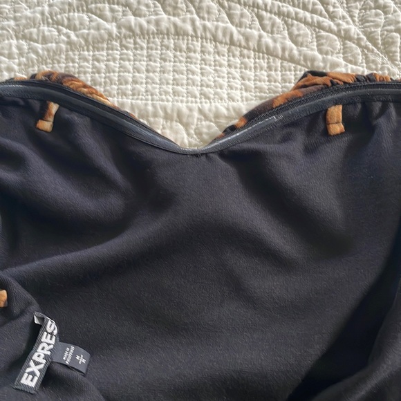 Express Animal Print Midi Dress Size M - Picture 11 of 16